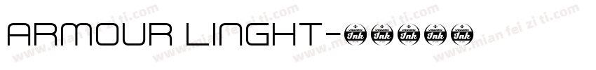 armour linght字体转换